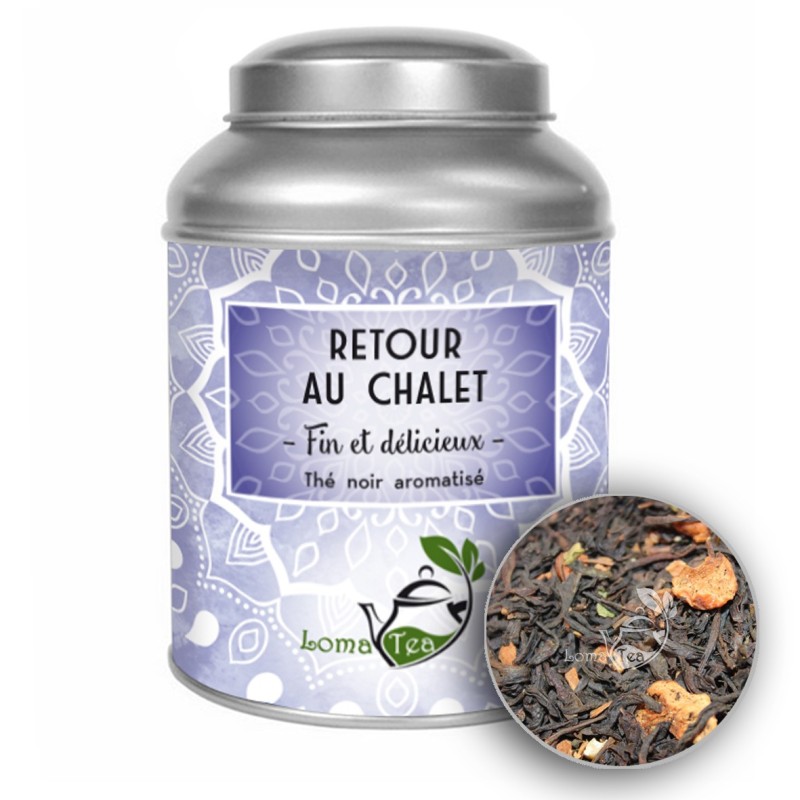 Black tea Back to the Lomatea Bulk 100g chalet
