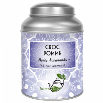 Thé noir CROC POMME LOMATEA Boîte métal (100g)