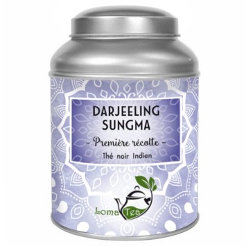 Darjeeling tè nero sungma tgfop Prima scatola di metallo lomatea a filo (100 g)