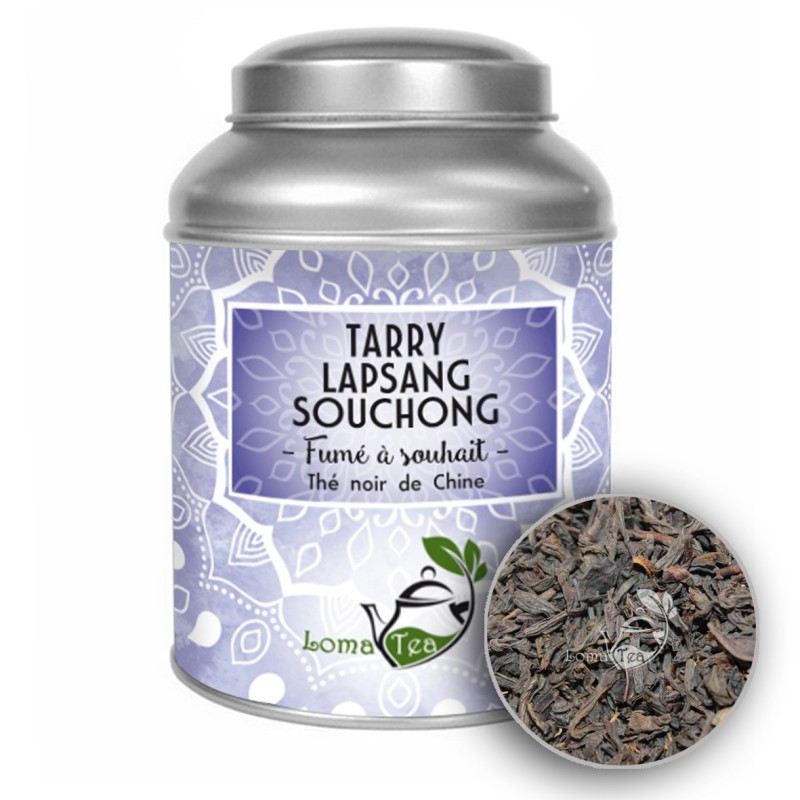 Thé noir TARRY LAPSANG SOUCHONG VRAC 100g - LOMATEA