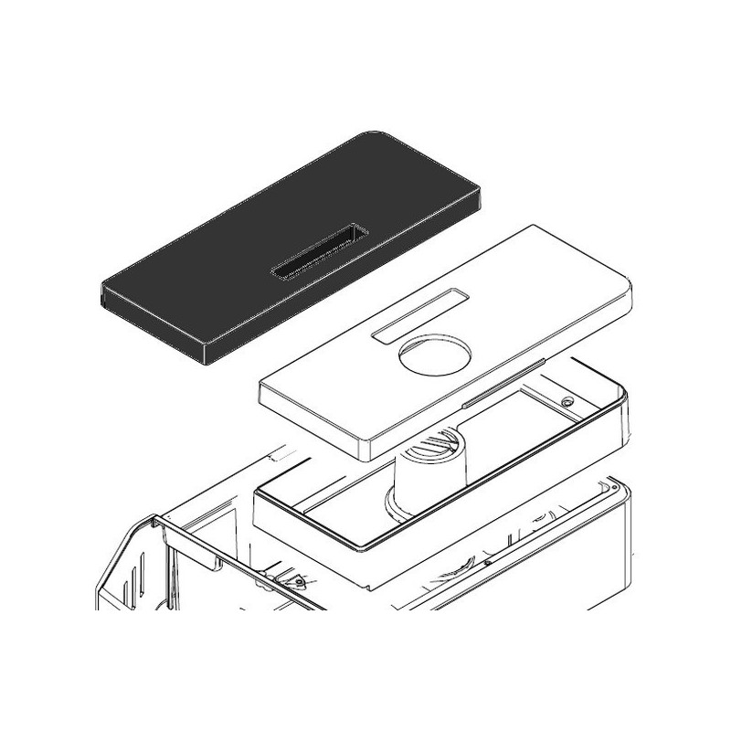 Couvercle de bac à eau 17002142 / 996530073977 - SAECO