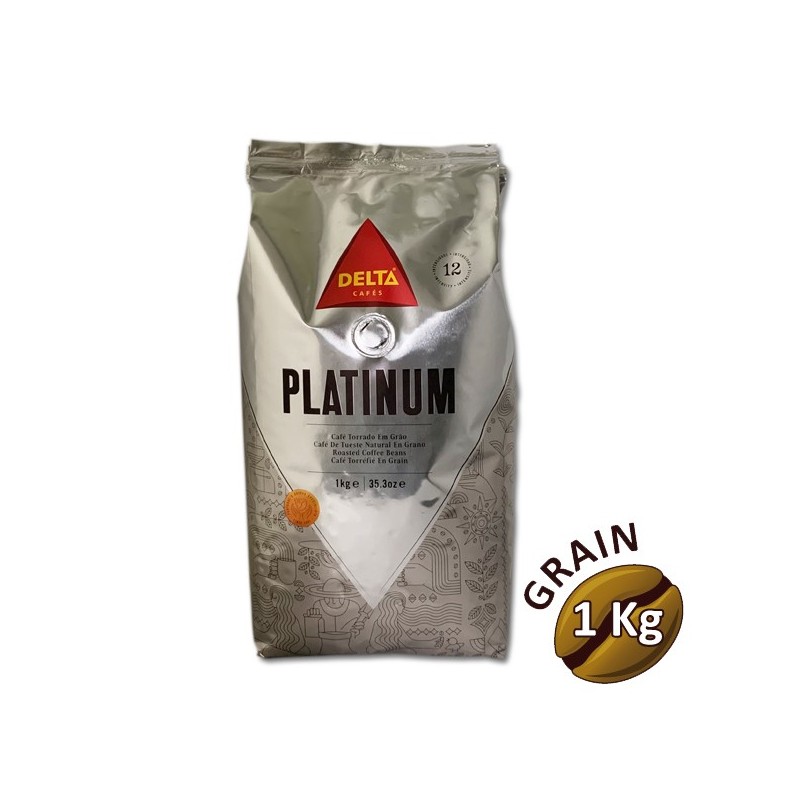 Café en grains DELTA CAFES PLATINUM 1 kg