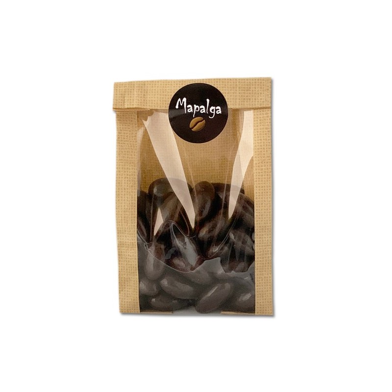 Almonds coated with dark chocolate - 150g