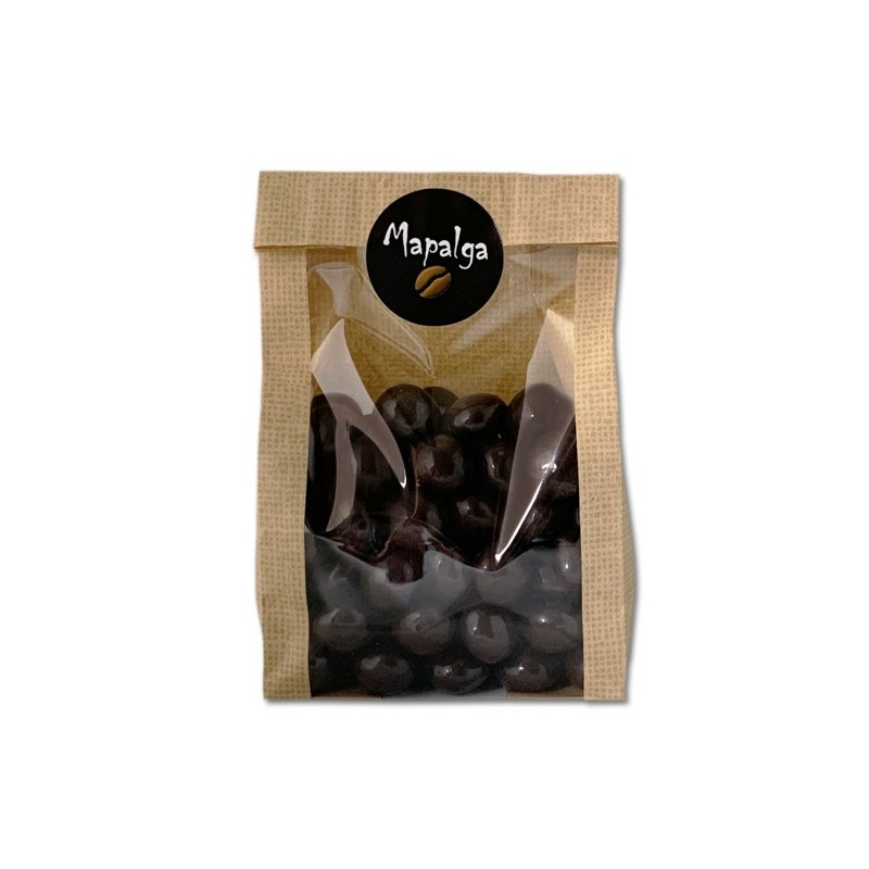 Boules de biscuits Amaretti enrobées de chocolat noir - 150g
