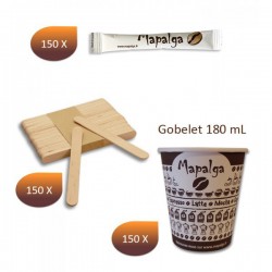 Kit sucre gobelet Touillette x 150