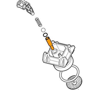 Tube de contre piston S00353 Noir SAECO 11009276 / 421944079291 / 996530005372