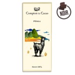 Tablette chocolat noir Origine Pérou 65% - 80g - LE COMPTOIR DU CACAO