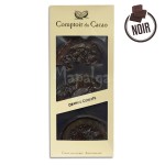 Tablette chocolat noir Oranges confites - 90g - LE COMPTOIR DU CACAO
