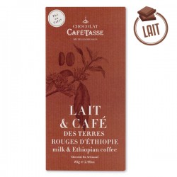 Tablette Lait Café Ethiopie CAFE-TASSE 85g