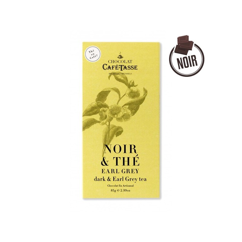 Dark chocolate and tea tablet and Earl Gray Cake Cup 85g