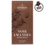 Tablette Chocolat noir et amandes CAFE-TASSE 85g