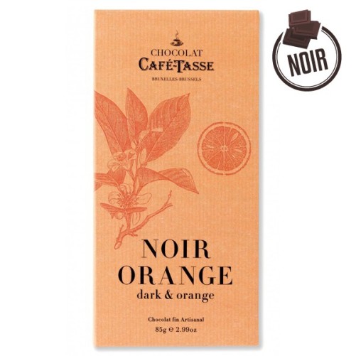 Dark chocolate shelving orange cafe-tasse 85g