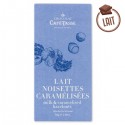 Tablette Chocolat lait Noisettes caramélisées CAFE-TASSE 85g