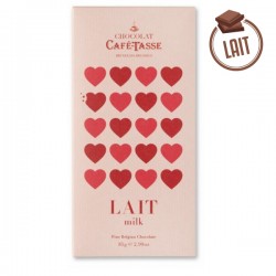 Tablette de chocolat au lait 85g  édition LOVE CAFE TASSE