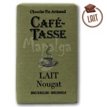 Tablette chocolat au lait Nougat 9g - CAFE TASSE