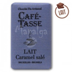 Tablette chocolat au lait caramel salé 9g - CAFE TASSE