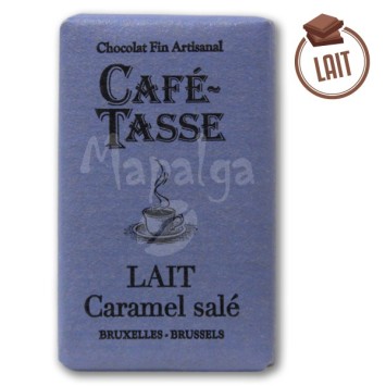 Tablet al cioccolato al latte al caramello salato 9g - Cafe Cafe