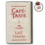 Tablette chocolat au lait Crunchy 9g - CAFE TASSE
