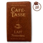 Tablette chocolat au lait Noisettes 9g - CAFE TASSE