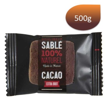 Extra Brut Goulibeur cocoa shortbread - 85 units