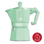 Cafetière italienne Moka exclusive verte 3 TASSES - BIALETTI