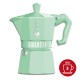 Cafetière italienne Moka Exclusive Verte 3 TASSES - BIALETTI