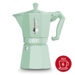 Cafetière italienne Moka Exclusive Verte 6 TASSES - BIALETTI