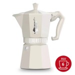 Cafetière italienne Moka Exclusive Crème 6 TASSES - BIALETTI