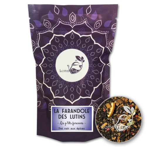 Black tea farandole des elins lomatea bulk 100g