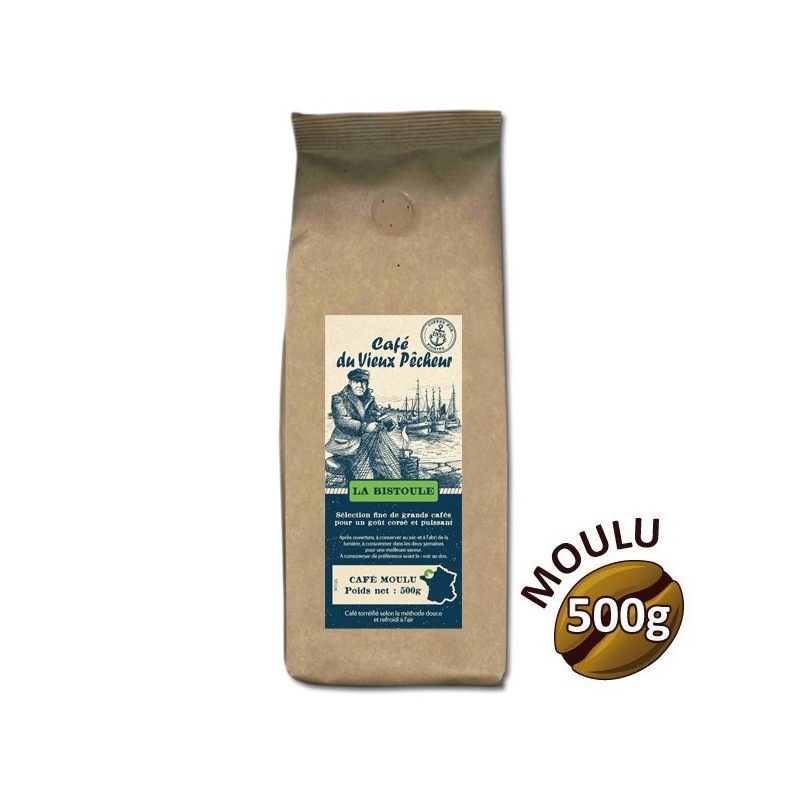 Café Moulu la Bistoule 500G - Café du Vieux Fisherman