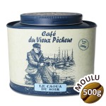 Boîte métal café moulu LE CAOUA DU SOIR 500g - CAFÉ DU VIEUX PÊCHEUR