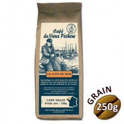 Café grain LE LOUP DE MER 250g - CAFÉ DU VIEUX PÊCHEUR