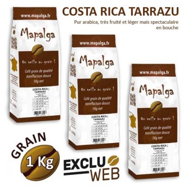 Pack X 3 Coffee Grain Costa Rica Los Santos Tarrazu - 1 kg - Mapalga