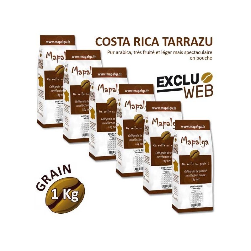 Pacchetto x 6 Capo Coffee Costa Rica Los Santos Tarrazu - 1 kg - Mapalga Pacchetto x 6 Capo Coffee Costa Rica Los Santos Tarrazu - 1 kg - Mapalga