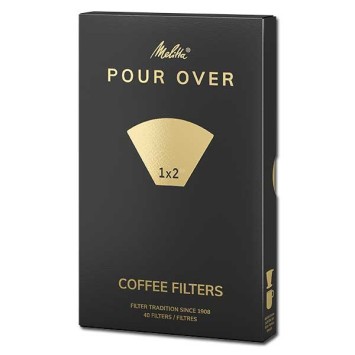 Filtres à café MELITTA POUR OVER 1X2 40 unités