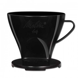 Porte-filtre noir plastique 1x4 POUR OVER - MELITTA