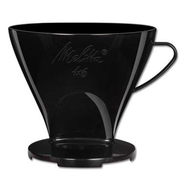 Filtro nero in plastica nera da 1x6 a over - Melitta