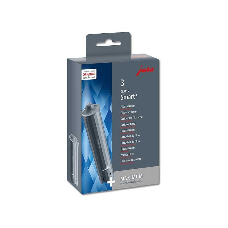 Boîte de 3 cartouches filtrantes Claris Smart Plus 24233 - JURA Boîte de 3 cartouches filtrantes Claris Smart Plus 24233 - JURA