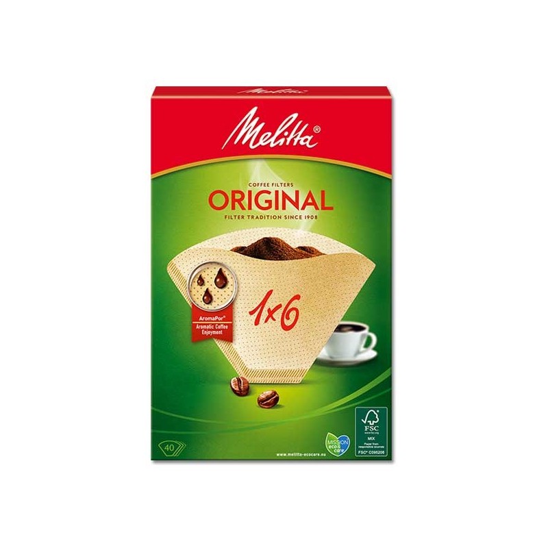 Melitta Original 1x6 - 40 unità Filtri del caffè