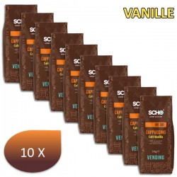 Pack x 10 Chocolat café VANILLE SCHO 1 Kg