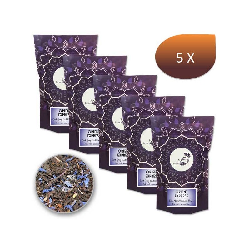 Pack x 5 Thé noir ORIENT EXPRESS VRAC 100g - LOMATEA