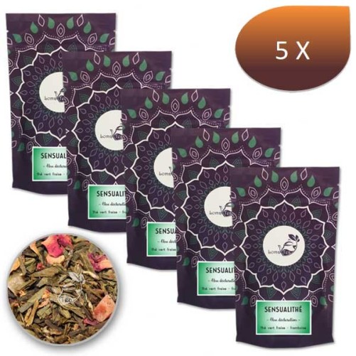 PACCHIO X 5 SENSUALITÀ GREEN SENSUALITHE Lomatea Bulk 100G