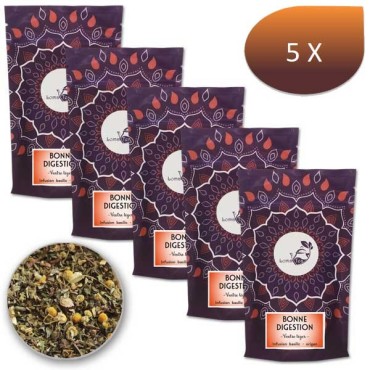 Pack X 5 Infusion Good digestion Lomatea Bulk 100g