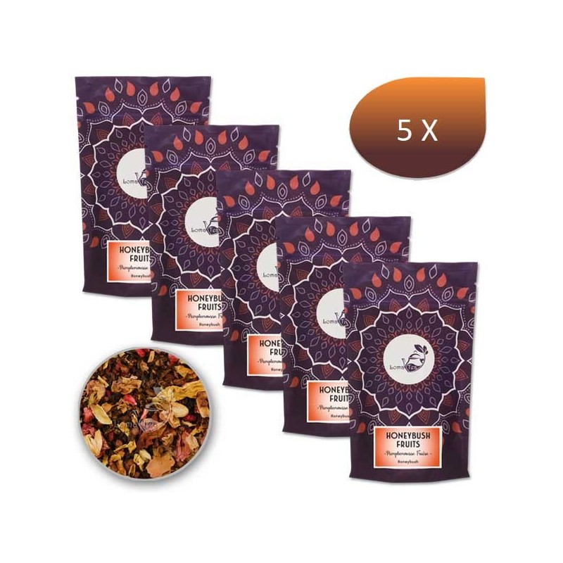 Pack X 5 Honeybush Fruits Lomatea Bulk 100g
