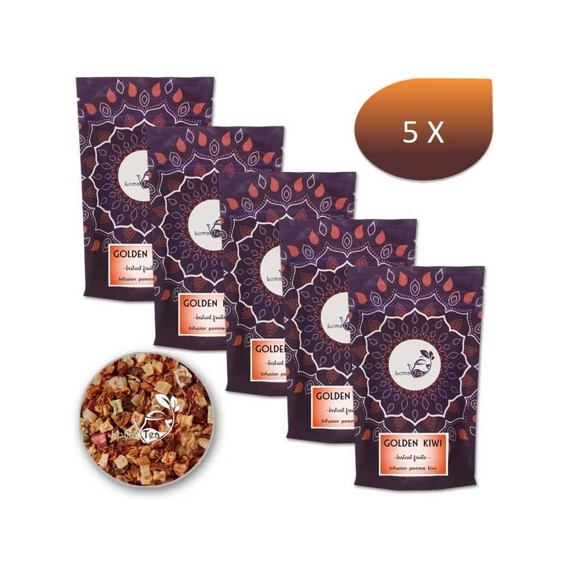 Pack X 5 Infusion Golden Kiwi Lomatea Bulk 100g