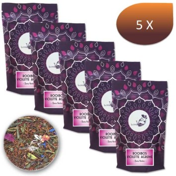 Pacchetto X 5 Rooibos Violet Citrus Bulk 100g