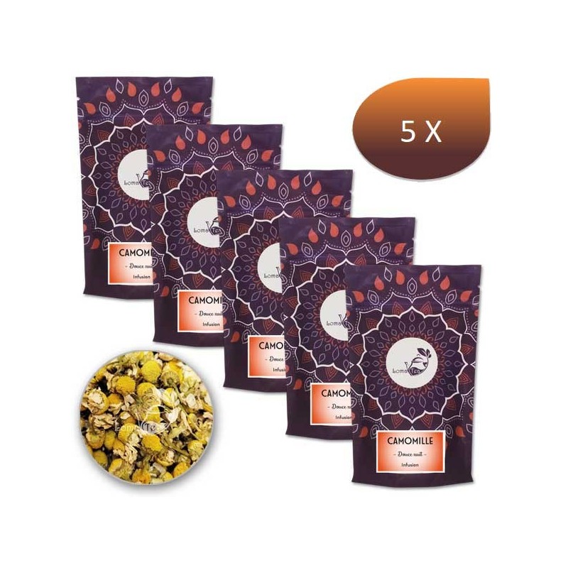 Pack X 5 Chamomile Lomatea Bulk 60g infusion
