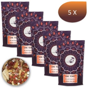 Pack X 5 Infusion Lime Tonic Lomatea Bulk 100g
