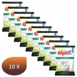 Pack x 10 Lait ecrémé Régilait pour Distributeur Automatique - 500 gr