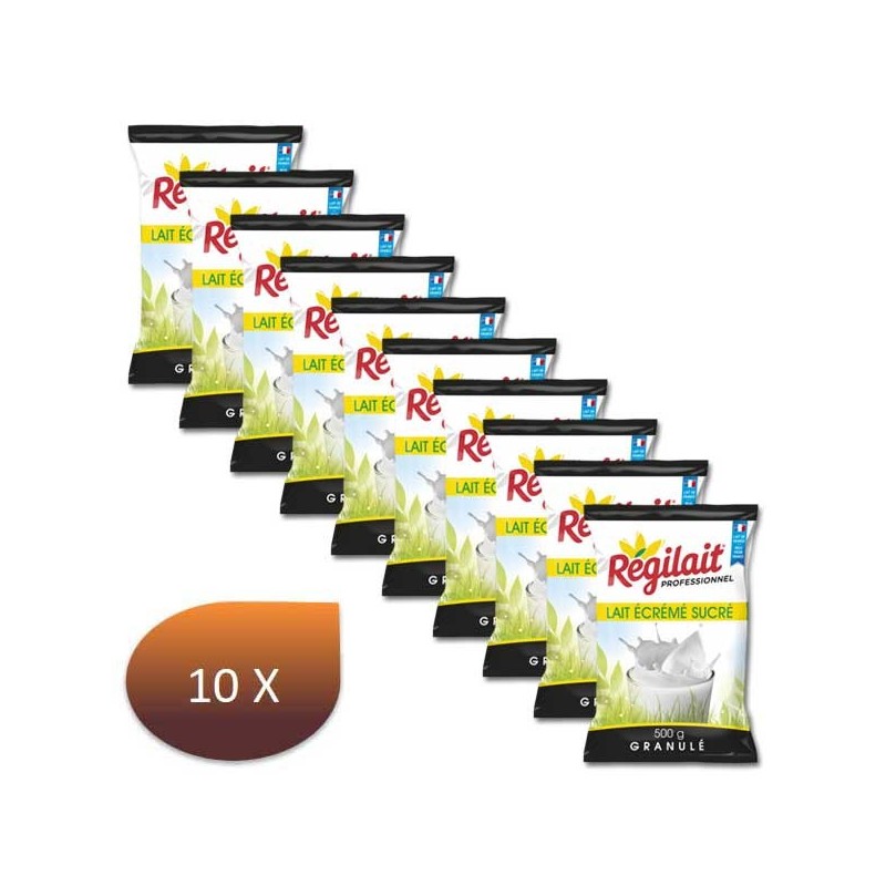 Pacchetto x 10 Milk Sweet Crazy Regolato per distributore automatico - 500G